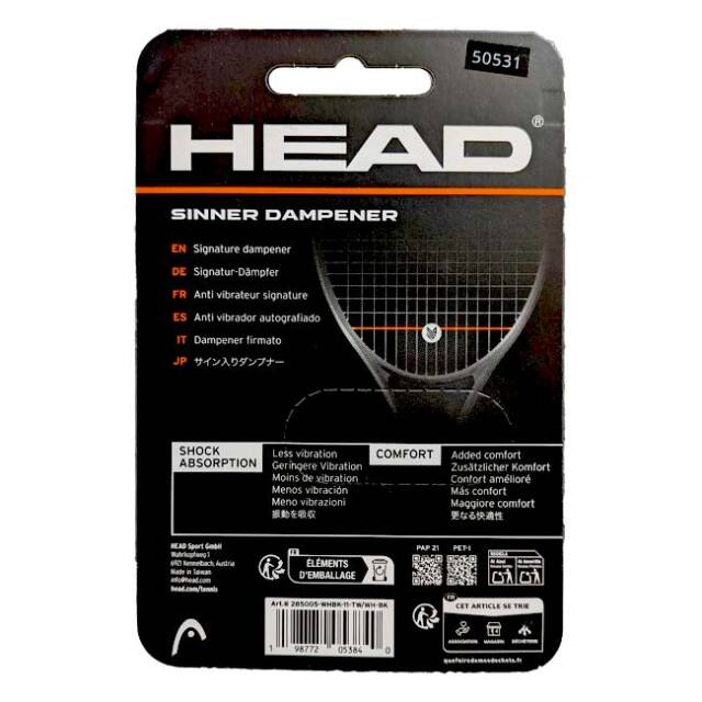 ヤニック・シナー】【2個1セット】ヘッド(HEAD) SINNER シナー