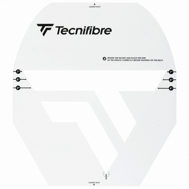 テクニファイバー(Tecnifibre) ステンシルマーク テニス用 メーカーロゴ ステンシル用型 54POCHTF20(21y8m)