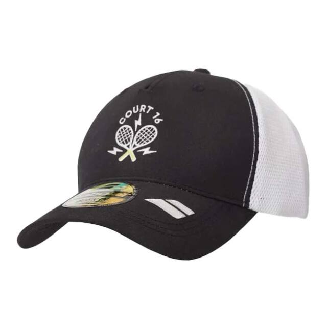 【9,000円以上で8％OFFクーポン】バボラ(Babolat) 2025 ジュニア カーブトラッカー COURT 16 メッシュキャップ 帽子 5JB1226-2000 ブラック×ブラック(25y3m)