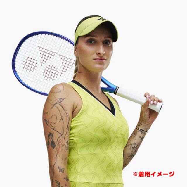 ヨネックス(YONEX) 2026 レディース ロゴ刺繍入りサンバイザー 日よけ