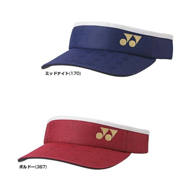 ヨネックス(YONEX) 2024 レディース ロゴ刺繍入り サンバイザー