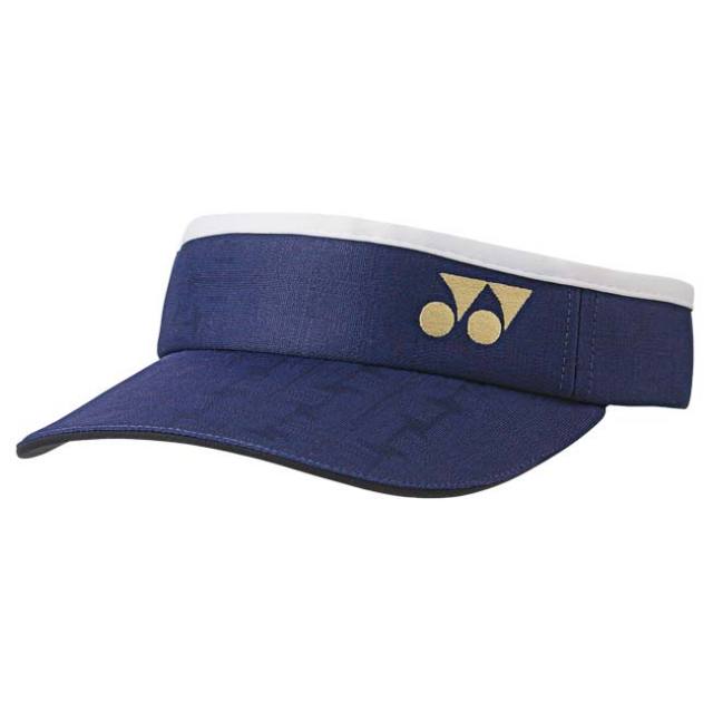 ヨネックス(YONEX) 2024 レディース ロゴ刺繍入り サンバイザー 日よけ 