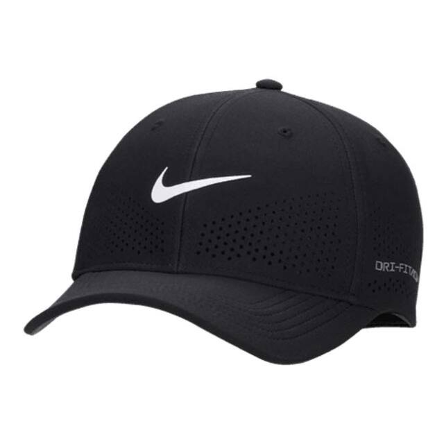 【ＵＳサイズ】ナイキ(NIKE) 2025 HO ユニセックス Dri-FIT ADV ライズ スウッシュフレックス キャップ FB5633-010 ブラック×アンスラサイト(25y11m)