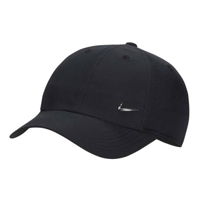 ナイキ(NIKE) 2025 SU ジュニア Dri-FIT Club アンストラクチャード メタル スウッシュ キャップ FB5064-010ブラック(25y4m)