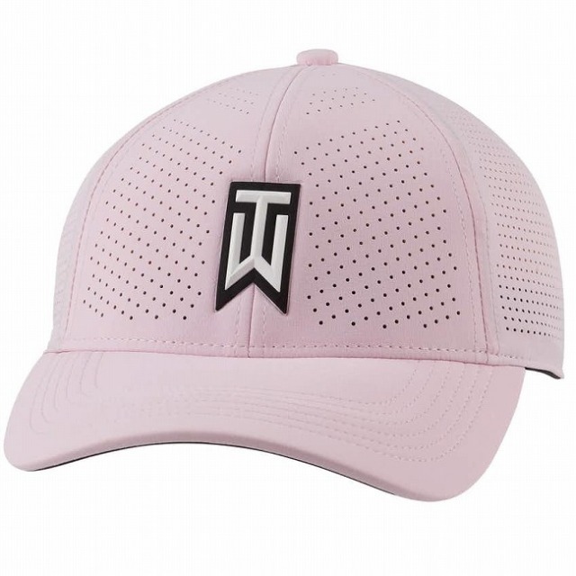 在庫処分特価】[タイガーウッズ]ナイキ(NIKE) 2021 SP ユニセックス エアロビル TW ヘリテージ86 ゴルフキャップ CW6792-663 ピンクフォーム(21y3mゴルフ)
