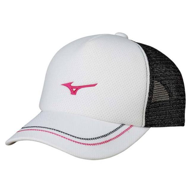 ミズノ(MIZUNO) ユニセックス ラメ入りメッシュ 刺繍ロゴキャップ
