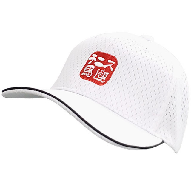 在庫処分特価】テニス馬鹿 2021 ユニセックス テニス馬鹿 ロゴ刺繍入り ハニカムエアーキャップ TBC001(21y12m)