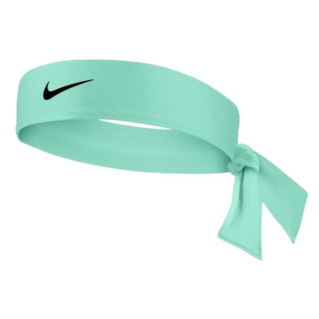ナイキ(NIKE) レディース テニス プレミア ヘッドタイ Dri-FIT ヘッドバンド はちまきタイプ BN3109-374 ミント×ブラック(26y7m)