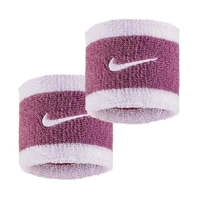 【2個組】ナイキ(NIKE) ユニセックス Swoosh スウッシュ クラシック リストバンド 2P BN3000-647 ピンクS×Bライラック(26y7m)