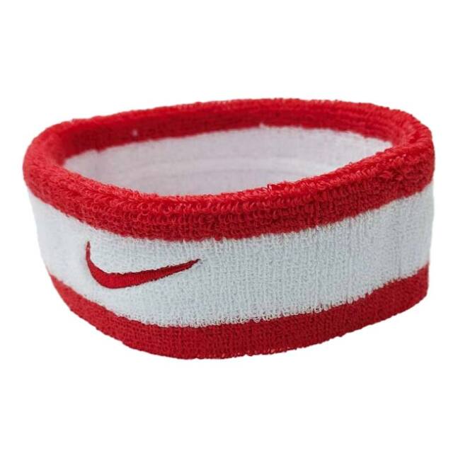 ナイキ(NIKE) ユニセックス Swoosh スウッシュ クラシック ヘッドバンド BN1101-119 ホワイト×Fレッド(26y4m)