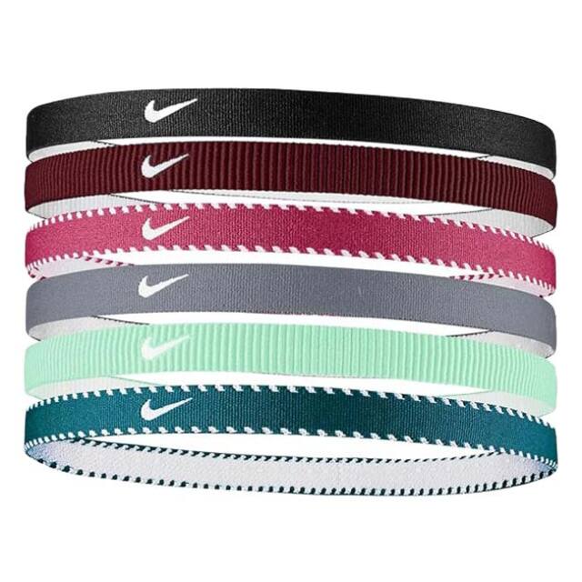 【6本組】ナイキ(NIKE) ジュニア YOUTH FLEX フレックス クラシック ヘッドバンド 6P BN2084-695 Sビート×Wインディゴ(26y1m)