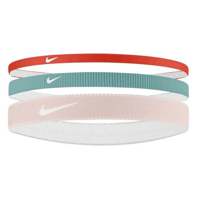 【3本組】ナイキ(NIKE) ユニセックス FLEX フレックス クラシック ミックスワイズヘッドバンド 3P BN2000-652 ピカンテレッド×キャノン(26y1m)