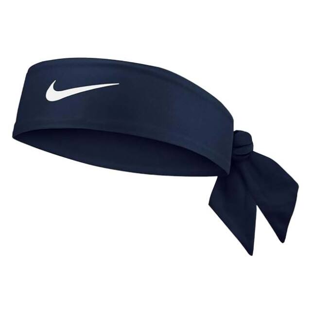 ナイキ(NIKE) FURY フューリー Dri-FIT クラシック アジャスタブル ヘッドタイ ヘッドバンド はちまきタイプ BN3010-463 カレッジネイビー×ホワイト(26y1m)