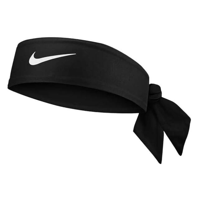 ナイキ(NIKE) FURY フューリー Dri-FIT クラシック アジャスタブル ヘッドタイ ヘッドバンド はちまきタイプ BN3010-010 ブラック×ホワイト(26y1m)