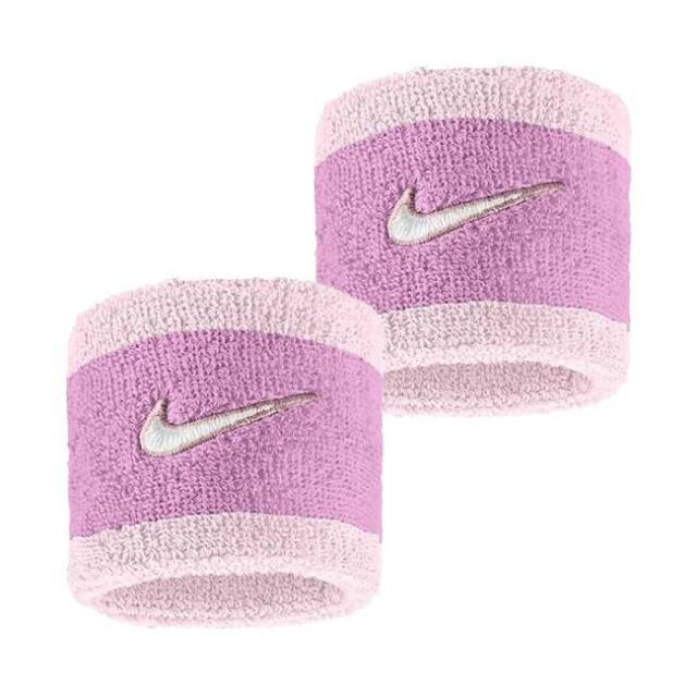 【2個組】ナイキ(NIKE) ユニセックス Swoosh スウッシュ クラシック リストバンド BN3000-515 ライトマゼンタ×ピンクF(26y1m)