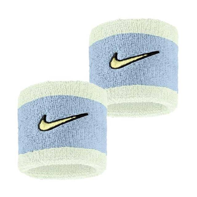 【2個組】ナイキ(NIKE) ユニセックス Swoosh スウッシュ クラシック リストバンド BN3000-430 コバルトブリス×ボルトT(26y1m)