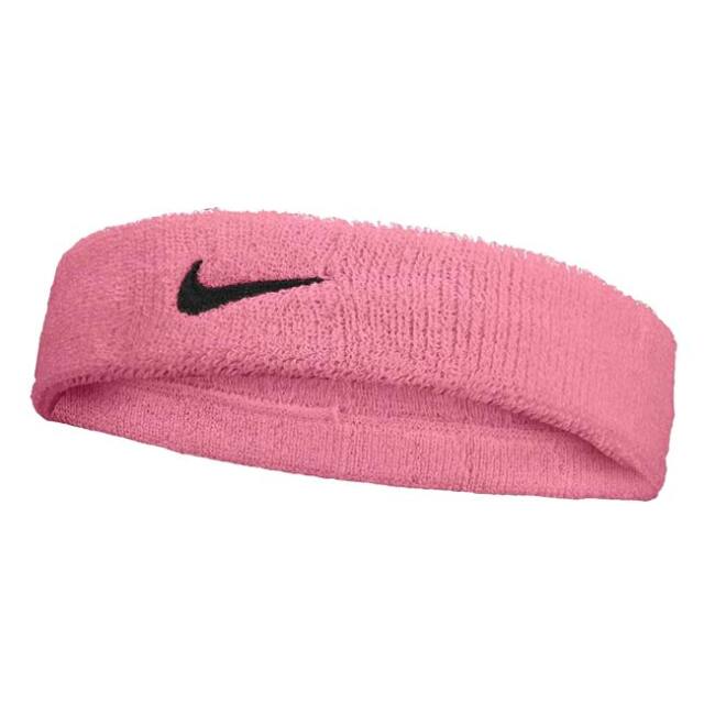 ナイキ(NIKE) ユニセックス Swoosh スウッシュ クラシック ヘッドバンド BN1000-618 ピオニー×ブラック(26y1m)