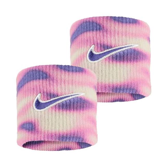【2個組】ナイキ(NIKE) ユニセックス SWOOSH スウッシュ Dri-FIT クラシック プリントリストバンド BN3200-516 ライトマゼンタ×セイル(26y1m)