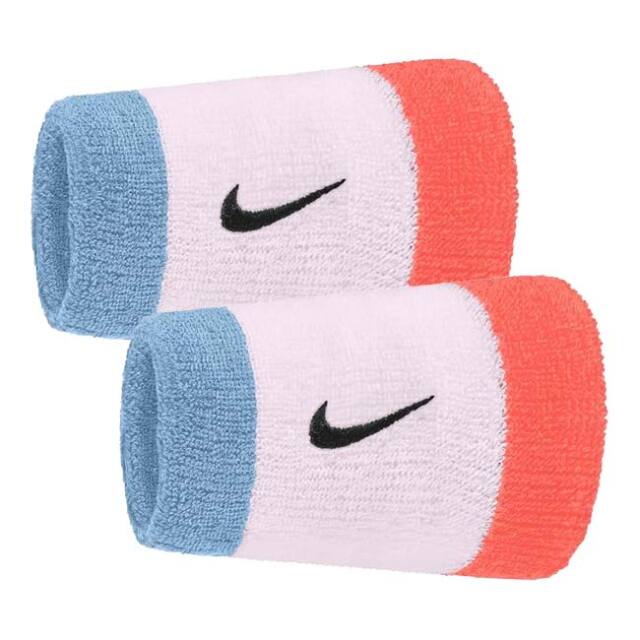 【8日から72時間 8%OFFクーポン】ナイキ(NIKE) ユニセックス Swoosh スウッシュ クラシック ダブルワイド リストバンド BN4000-584 Bグレープ×Dパープル(25y10m)