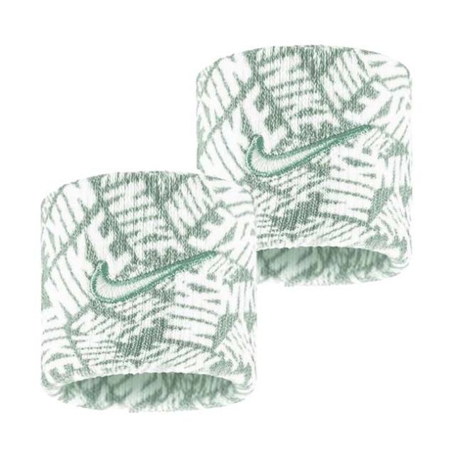 【2個組】ナイキ(NIKE) ユニセックス SWOOSH スウッシュ Dri-FIT クラシック プリントリストバンド BN3200-043 キャノン×ホワイト(25y7m)