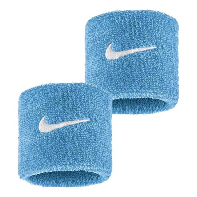 【2個組】ナイキ(NIKE) ユニセックス Swoosh スウッシュ クラシック リストバンド BN3000-409 ユニバーシティブルー×WH(25y7m)