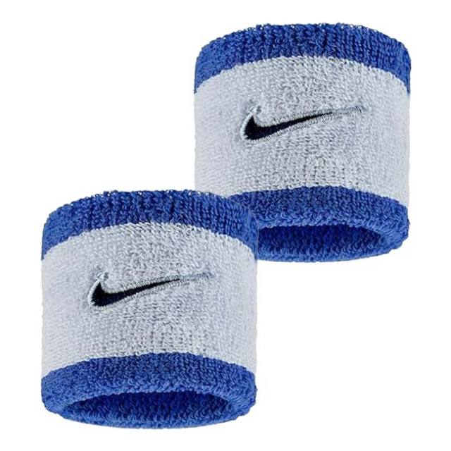 【2個組】ナイキ(NIKE) ユニセックス Swoosh スウッシュ クラシック リストバンド BN3000-069 ゴースト×Cブルー×Bボイド(25y7m)