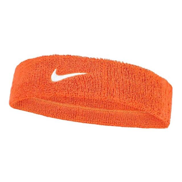 ナイキ(NIKE) ユニセックス SWOOSH スウッシュ ヘッドバンド BN1000-802 チームオレンジ×ホワイト(25y7m)