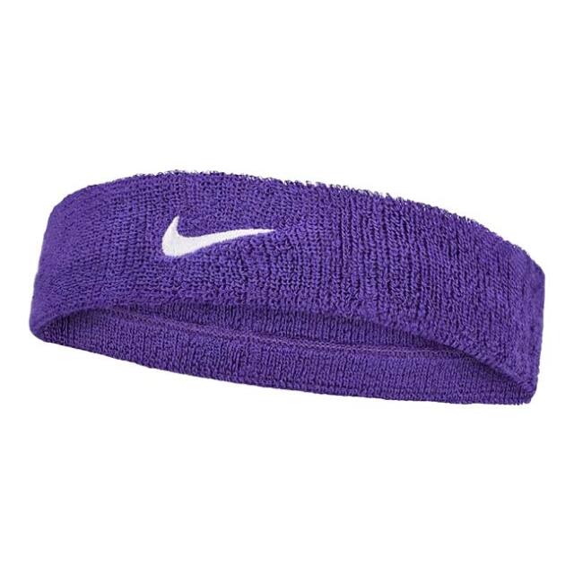 ナイキ(NIKE) ユニセックス SWOOSH スウッシュ ヘッドバンド BN1000-588 コートパープル×ホワイト(25y7m)