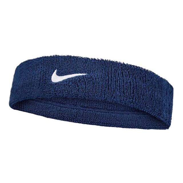 ナイキ(NIKE) ユニセックス SWOOSH スウッシュ ヘッドバンド BN1000-463 カレッジネイビー×WH(25y7m)