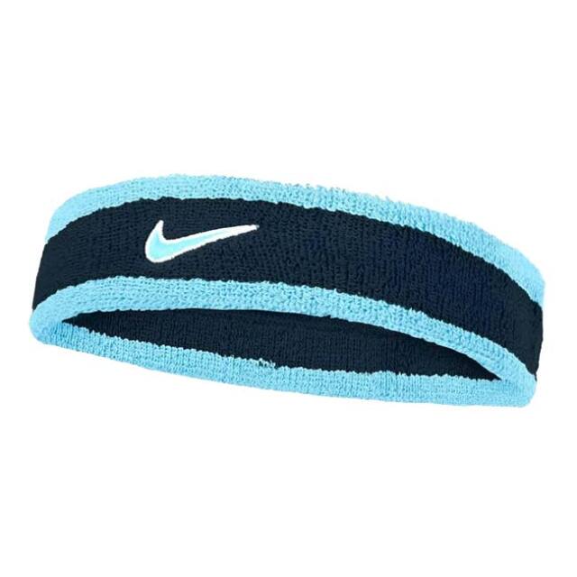 ナイキ(NIKE) ユニセックス SWOOSH スウッシュ ヘッドバンド BN1000-403 Aブルー×Cネイビー×PI(25y7m)
