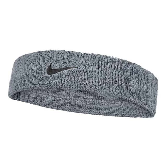 ナイキ(NIKE) ユニセックス SWOOSH スウッシュ ヘッドバンド BN1000-005 クールグレー×ブラック(25y7m)
