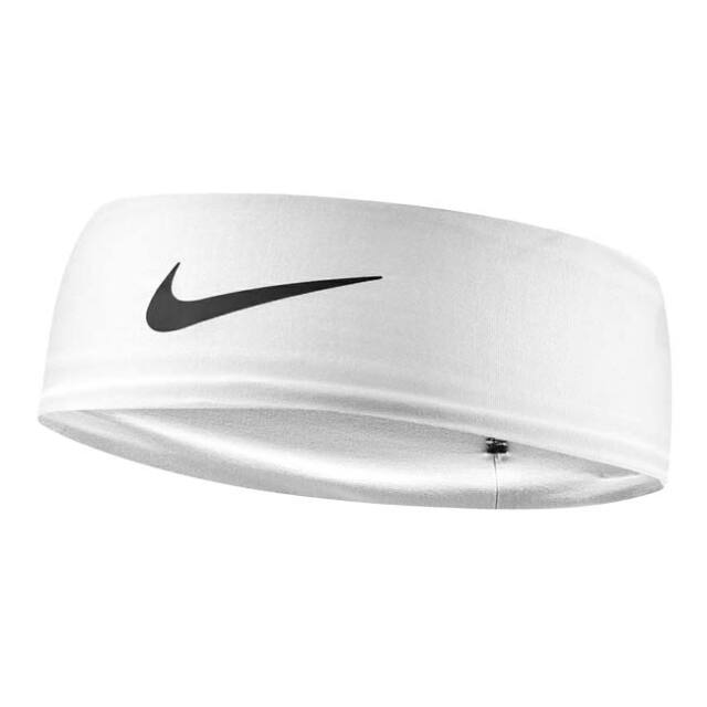 ナイキ(NIKE) ジュニア Dri-FIT フューリー ユース クラシック ヘッドバンド N1011706／BN3055-127ホワイト×ブラック(25y1m)