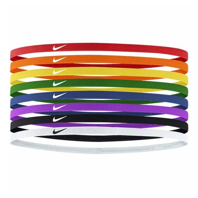 ナイキ(NIKE) ユニセックス スキニ―ヘッドバンド 8本セット N0002547／BN2070-950 マルチカラー(23y7m)