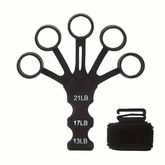 テニス肘の予防に！リハビリに！」 シリコン製5本指トレーナー