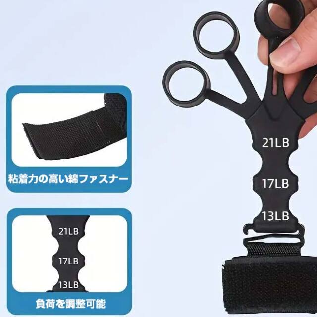 テニス肘の予防に！リハビリに！」 シリコン製5本指トレーナー