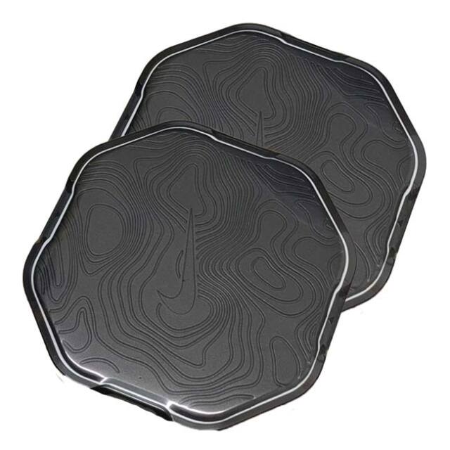 ナイキ(NIKE) ワークアウト スライダー 2個組 体幹トレーニング AT6011-012ブラック×アンスラサイト(24y7m)