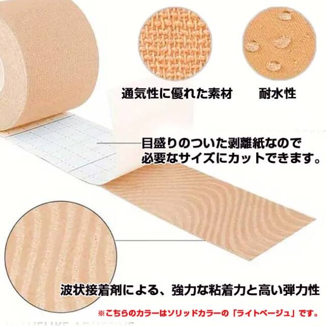 心躍るカモフラージュ柄」 幅5cm キネシオロジーテープ 5m 1巻入り