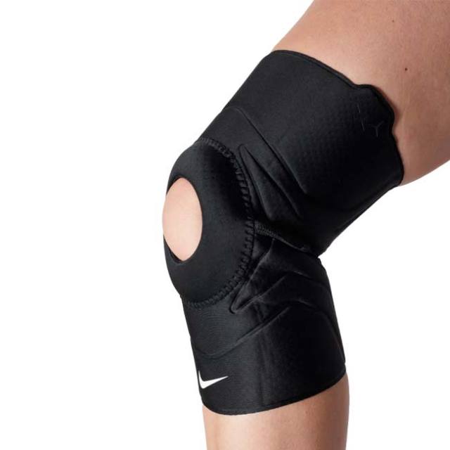 ナイキ(NIKE) 2025 SP ユニセックス PRO プロ Dri-FIT オープンパテラ ニースリーブ 3.0 膝サポーター N1000675-010 ブラック×ホワイト(25y5m)