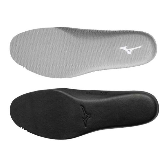 【左右用セット】ミズノ(MIZUNO) ユニセックス 抗菌防臭カップインソール サイズ調整可能 立体成型 2枚入り スポーツシューズ用 61GZ2404-09 ブラック(25y10m)