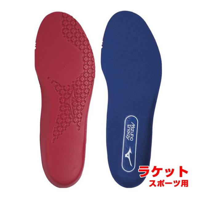 ミズノ(MIZUNO) ユニセックス エナジーインソール ラケットスポーツ用 中敷き 61GZ220309 ネイビー×レッド(25y8m)
