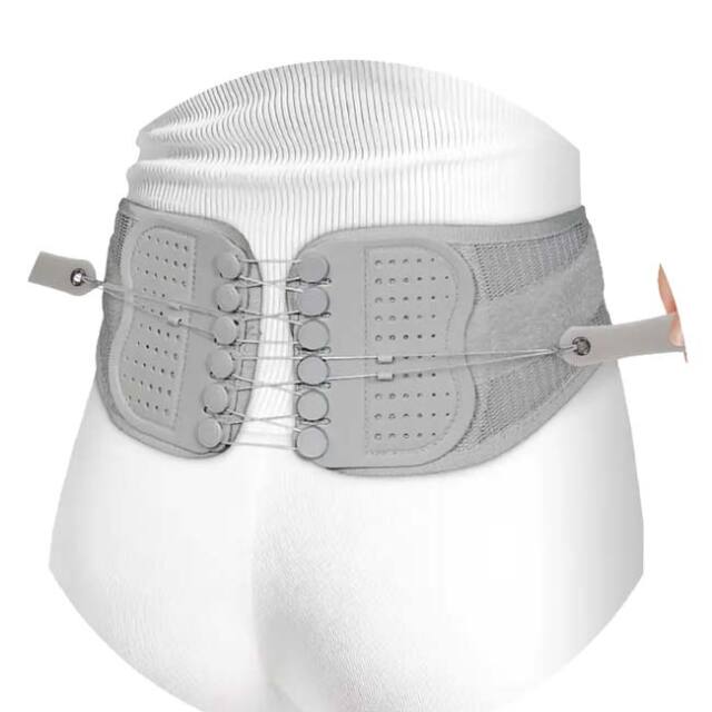しっかり骨盤をサポート】ハック(HAC) スーパースリム骨盤サポーター 男女専用 メッシュ構造 強力フィット コンパクト設計 HAC5306／5307／5308 グレー(26y4m)