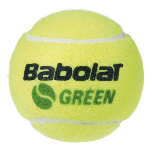 【9,000円以上で8％OFFクーポン】「バラ売り1球」バボラ(Babolat) Green グリーンフェルトボール 1球 グリーンボール ジュニアテニスボール(24y7m)