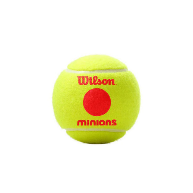 1袋3球入 ウィルソン Wilson 21 Wilson Minions ミニオンズ Stage3 ステージスリー レッドボール ポイントマーク ジュニアテニスボール Wr 21y7m