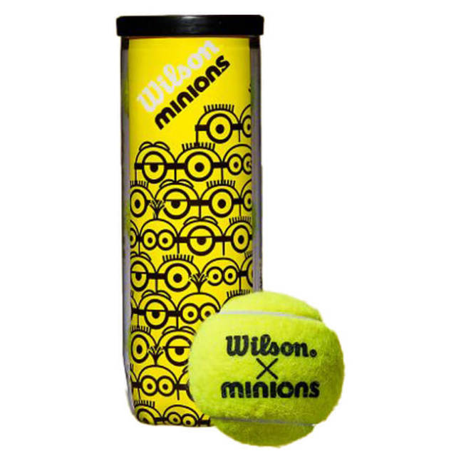 1缶3球入 ウィルソン Wilson 21 Wilson Minions ミニオンズ テニスボール Wr 21y6m