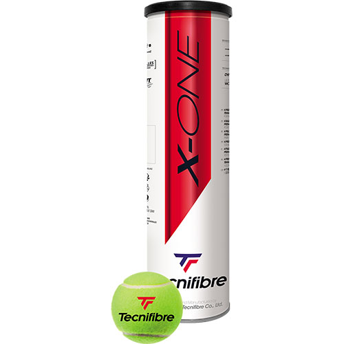 [4球入りスチール缶]テクニファイバー(Tecnifibre) 2021 X-ONE エックスワン プレミアム 硬式テニスボール TBA4XE1(21y5m)