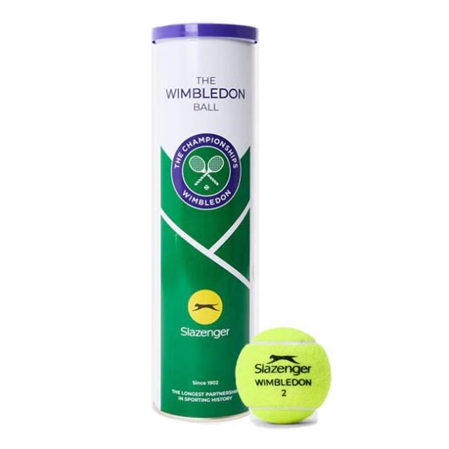 Slazenger(スラセンジャー) ウインブルドンボール 1缶4球入り 硬式テニスボール プレッシャーボール (19y7m)