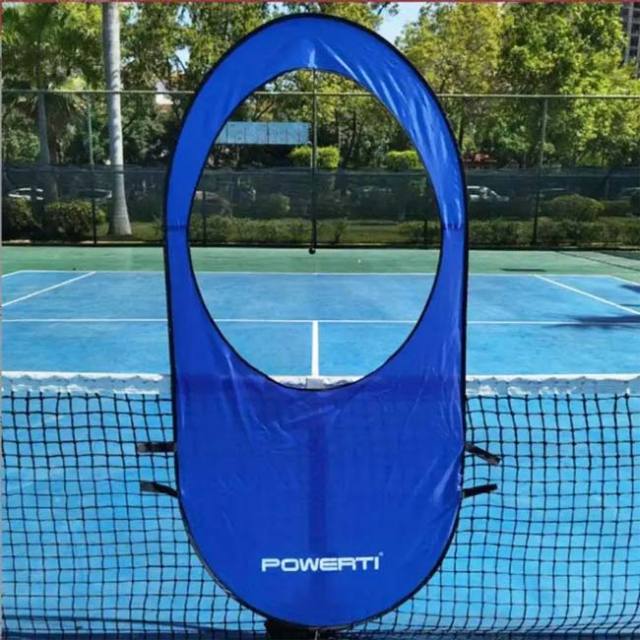 大型テニストレーニングターゲットリング 折りたたみ式 ポップアップ ポータブルトレーナー テニス練習用 TE239989 ブルー(25y8m)