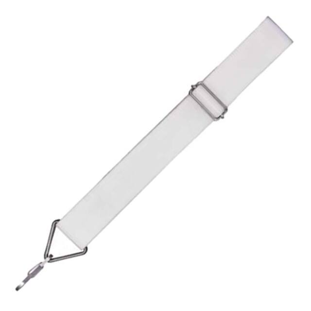 【8日から72時間 8%OFFクーポン】鐘屋産業(カネヤ／KANEYA) テニスネット用 ステンレス センターストラップ K-5177 ホワイト(25y9m)