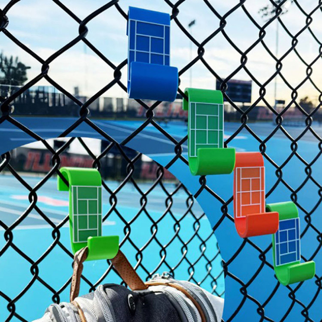 【8日から72時間 8%OFFクーポン】【地面にバッグやラケットを置きたくない時に！】YYプロジェクト(YY Project) テニスコート フェンスハンガー YY006(25y8m)