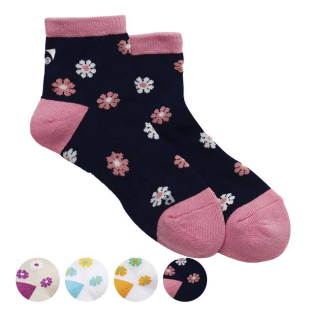 ヨネックス(YONEX) 2026 レディース 3Dエルゴ アンクルソックス 花柄 左右専用設計 抗菌防臭加工 靴下 29262Y(26y3m)